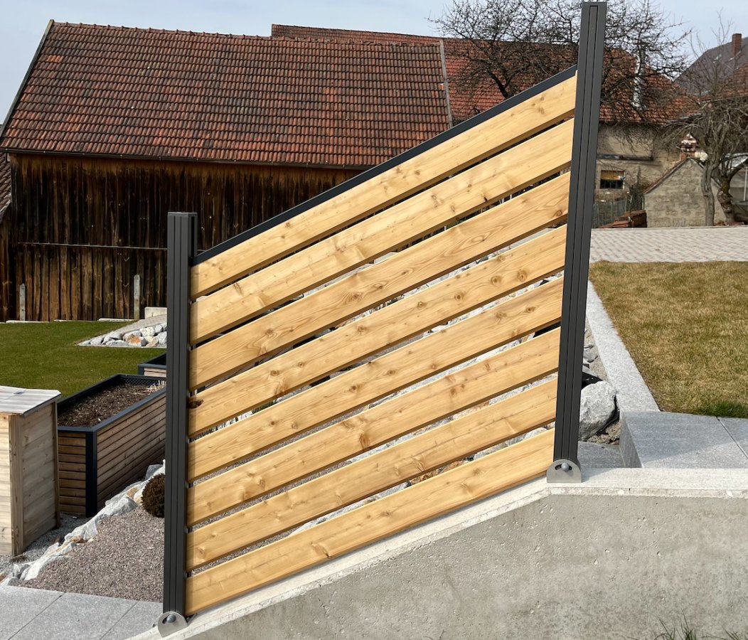 Example of use with larch wood